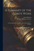 A Summary of the Lord's Work: In Witnessing for Jesus to the Jews, and on Their Behalf. During t (en Inglés)