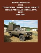 TM 9-2320-289-34P CUCV Commercial Utility Cargo Vehicle Repair Parts and Special Tool Lists May 1992 (en Inglés)