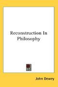reconstruction in philosophy (en Inglés)