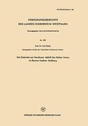 Die Dolomite am Nordwest-Abfall des Hohen Venns im Raume Aachen-Stolberg (en Alemán)