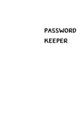 Password Keeper: Size (6 x 9 inches) - 100 Pages - White Cover: Keep your usernames, passwords, social info, web addresses and security (en Inglés)