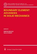 boundary element advances in solid mechanics (en Inglés)
