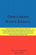 oshkaabewis native journal (vol. 3, no. 1)