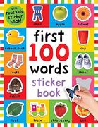 First 100 Words Sticker Book: Over 500 Stickers (Play and Learn)