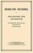Philosophie Der Arithmetik: Mit Ergänzenden Texten (1890-1901) (en Alemán)