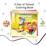 A Day at School Coloring Book: I Say, You Say Early Literacy Series