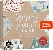 Origamisterne? Gerne! Natural Christmas Weihnachtliches Bastelset zum Sofort-Losfalten; Mit Anleitungen und 96 Effekt-Papieren in Kraftpapier-Design; Deutsch (en Alemán)