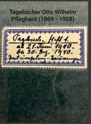 Otto Wilhelm Pfleghard (1869 - 1958): Tagebücher eines bedeutenden Architekten (en Alemán)