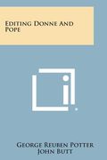 Editing Donne and Pope (en Inglés)