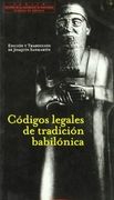 Codigos Legales de Tradicion Babilonica