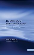 The who World Mental Health Surveys Hardback: Global Perspectives on the Epidemiology of Mental Disorders (en Inglés)