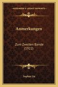 Anmerkungen: Zum Zweiten Bande (1922) (in German)