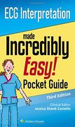 ECG Interpretation: An Incredibly Easy Pocket Guide (Incredibly Easy! Series (R))