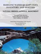Baseline Water Quality Data Inventory and Analysis: Natural Bridges National Monument (en Inglés)