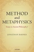Method and Metaphysics: Essays in Ancient Philosophy i (en Inglés)