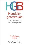 Handelsgesetzbuch: mit Einfhrungsgesetz, Publizittsgesetz und Handelsregisterverordnung (en Alemán)