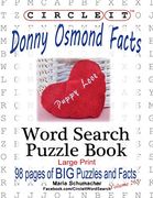 Circle it, Donny Osmond Facts, Word Search, Puzzle Book (en Inglés)