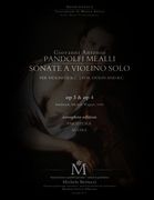 Pandolfi Mealli, Sonate per violino op. 3 & op. 4 (en Italiano)