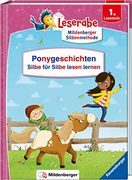 Ponygeschichten? Silbe für Silbe Lesen Lernen - Leserabe ab 1. Klasse - Erstlesebuch für Kinder ab 6 Jahren (Leserabe - Sonderausgaben) (en Alemán)