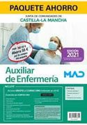 Paquete Ahorro Auxiliar de Enfermería de la Junta de Comunidades de Castilla-La Mancha. Ahorra 55 € (Incluye Temarios 1 y 2; Test; Simulacros de Examen y Acceso Gratis a Curso Oro)