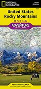 United States, Rocky Mountains map (en Inglés)