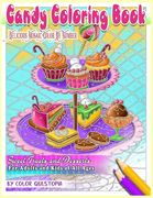 Candy Coloring Book Delicious Mosaic Color By Number Sweet Treats and Desserts For Adults and Kids of All Ages (en Inglés)