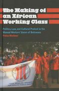 The Making of an African Working Class: Politics, Law, and Cultural Protest in the Manual Workers Union of Botswana (Anthropology, Culture and Society)