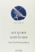 Qué es Dios y quien es Dios.