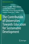 The Contribution of Universities Towards Education for Sustainable Development