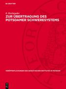 Zur Übertragung Des Potsdamer Schweresystems (in German)