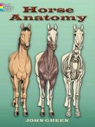 Horse Anatomy Coloring Book (Dover Nature Coloring Book) 