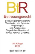 Betreuungsrecht. BtR: mit Brgerliches Gesetzbuch (Auszug), mit Einfhrungsgesetz zum BGB (Auszug), Grundgesetz (Auszug), Rechtspflegergesetz (Auszug), FamFG (Auszug), Betreuungsorganisationsgesetz, Zivilprozessordnung (Auszug), Vormnder- und Betreuervergtu (en Alemán)