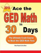 Ace the GED Math in 30 Days: The Ultimate Crash Course to Beat the GED Math Test (en Inglés)