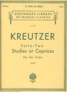 42 studies or caprices