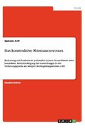 Das konstruktive Misstrauensvotum (German Edition)