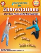 Jumpstarters for Abbreviations, Grades 4 - 12 (en Inglés)