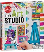 Tiny art Studio: Color & Create 10 Mini Masterpieces (Klutz) (en Inglés)