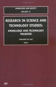 research in science and technology studies: knowledge and technology transfer (en Inglés)