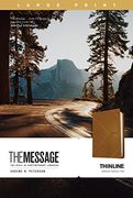 The Message Thinline, Large Print (Leather-Look, Arrow Saddle Tan) (en Inglés)