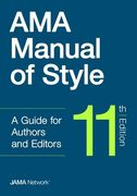 Ama Manual Of Style: A Guide For Authors And Editors (en Inglés)