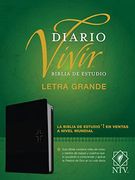 Biblia de Estudio del Diario Vivir Ntv, Letra Grande (Sentipiel, Negro