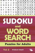 Sudoku and Word Search Puzzles for Adults Vol 2 (en Inglés)