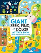 Giant Seek, Find, and Color Activity Book: Includes Fun Facts and Bonus Challenges! (en Inglés)