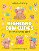 Highland Cow Cuties Colouring Book (en Inglés)