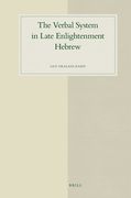 The Verbal System in Late Enlightenment Hebrew (en Inglés)