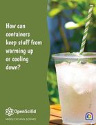 Open Scied Unit 6. 2: How can Containers Keep Stuff From Warming up or Cooling Down? (en Inglés)