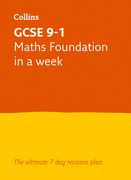 Letts GCSE 9-1 Revision Success - GCSE 9-1 Maths Foundation in a Week