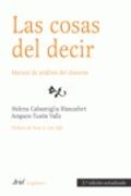Las cosas del decir. Manual de analisis del discurso (in Spanish)