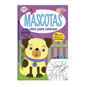 Mascotas Libro para Colorear con agua