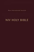 Niv, Holy Bible, Compact, Paperback, Burgundy, Comfort Print (en Inglés)